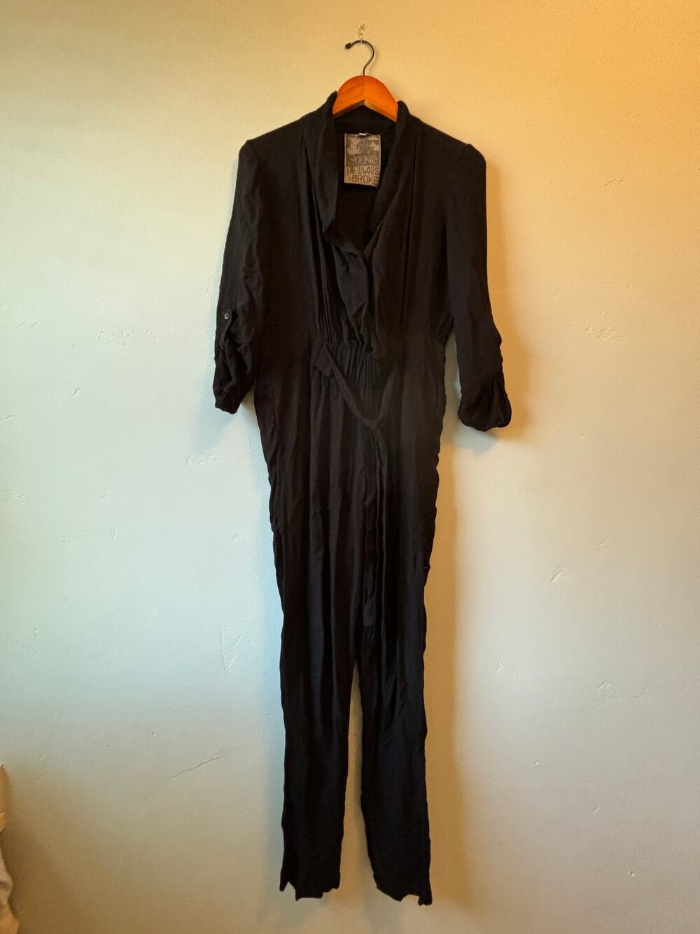 YFB Young Fabulous & Broke Black Sheer Jumpsuit